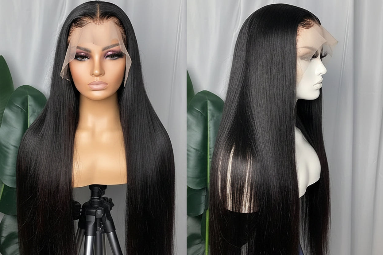 200% Density 13x4 Full Frontal HD Lace Wig Straight | 100% Human Hair