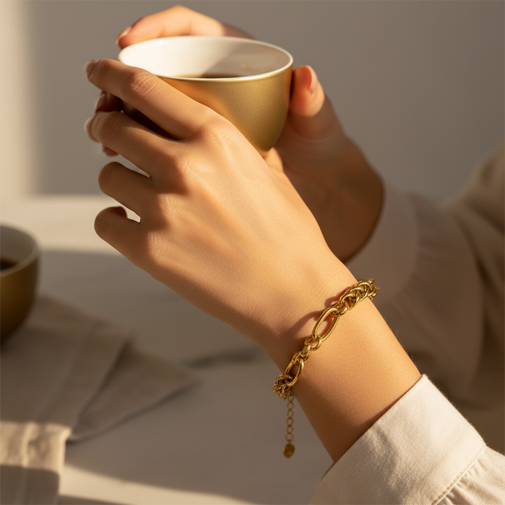 Mixed Chain Bracelet Lifestyle 3