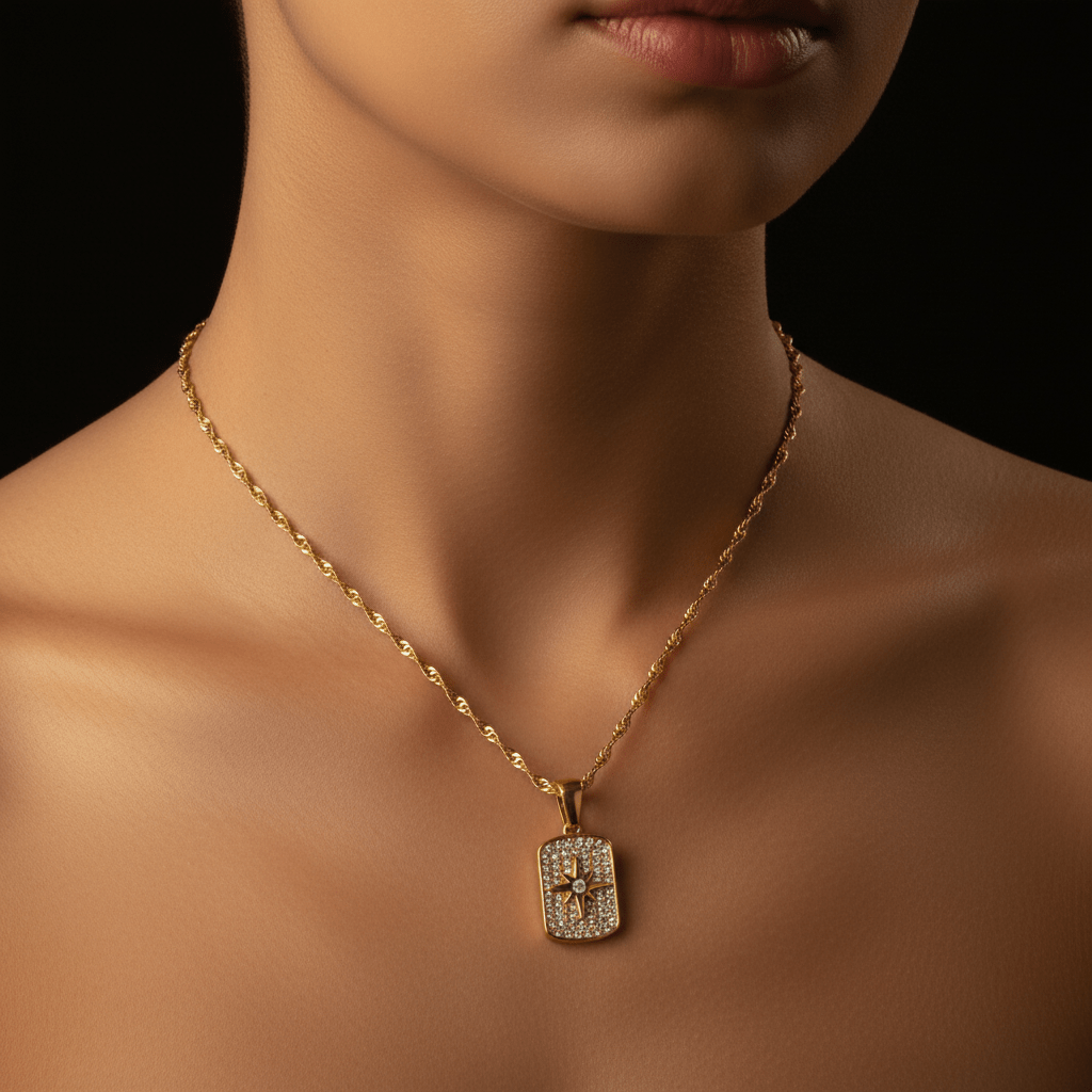 Gold Pendant Necklace - The PM Edit