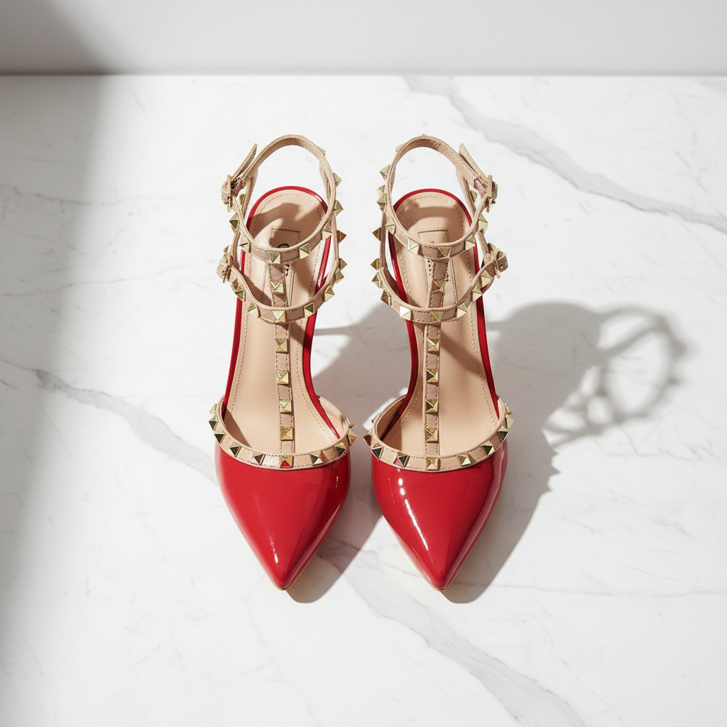 Pretty Hurts Red Flat Lay