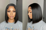Load image into Gallery viewer, 8 inch 5x5 HD lace front bob wig | 180% Density | 100% Human Hair

