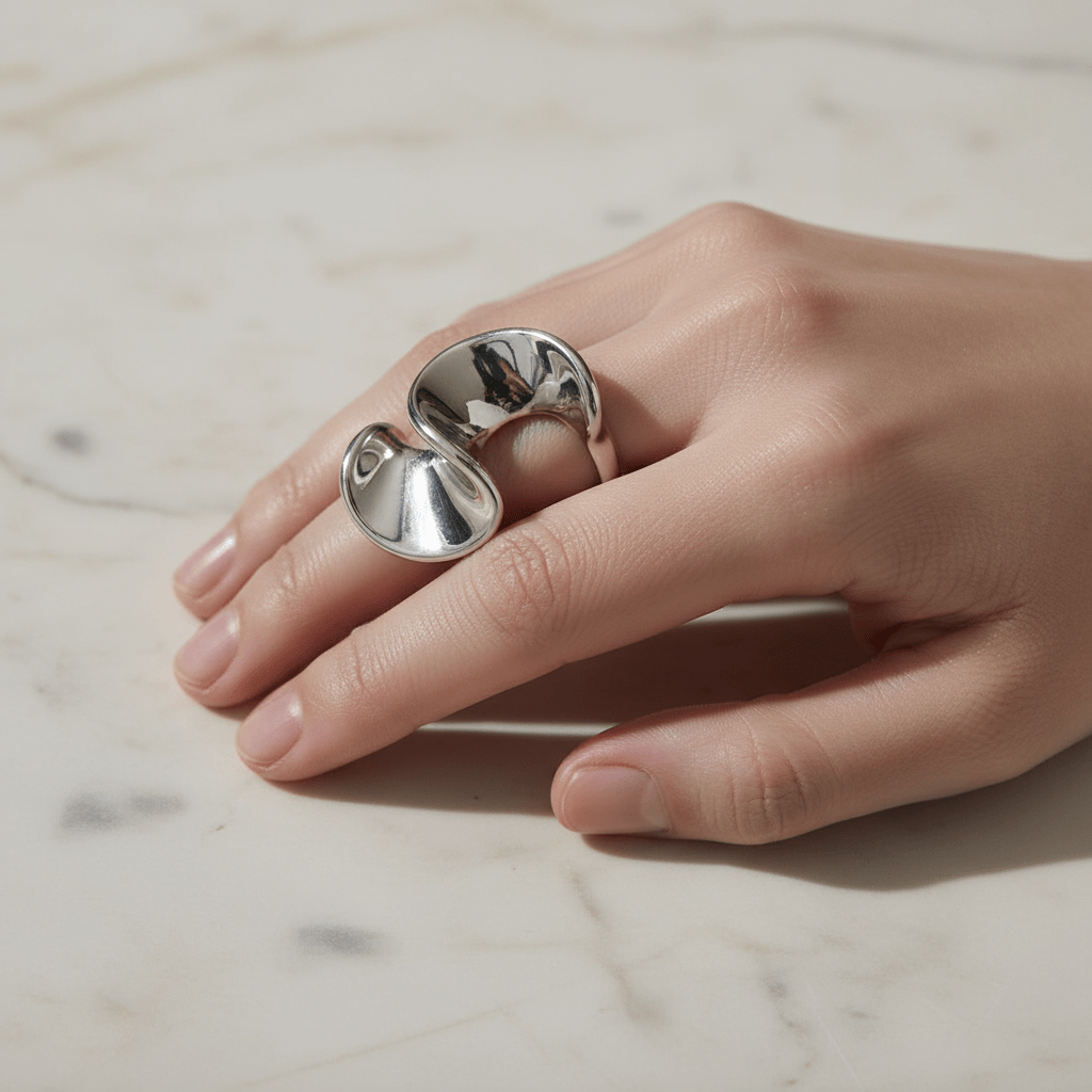 Double Arch Sculptural Ring - The PM Edit