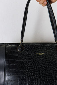 Texture Leather Handbag