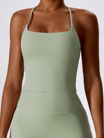 Load image into Gallery viewer, Square Neck Crisscross Back Tank Top
