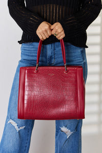 Texture Leather Handbag