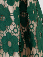 Load image into Gallery viewer, Floral Lace A-Line Skirt
