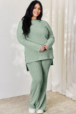 Load image into Gallery viewer, Top and Wide Leg Pants Set
