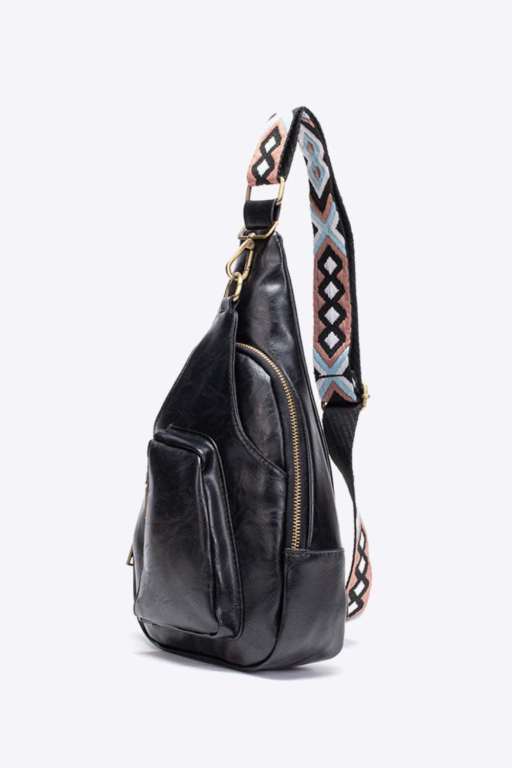 Faux Leather Crossbody Sling Bag – Sleek, Lightweight & Versatile