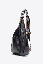 Load image into Gallery viewer, Faux Leather Crossbody Sling Bag – Sleek, Lightweight &amp; Versatile
