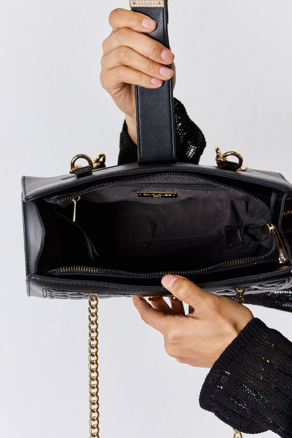 Quilted Chain Strap Shoulder Bag