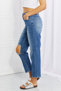 Full Size Emily High Rise Relaxed Jeans Pants