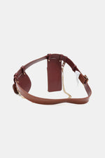 Load image into Gallery viewer, Croc-Effect Faux Leather Belt Bag
