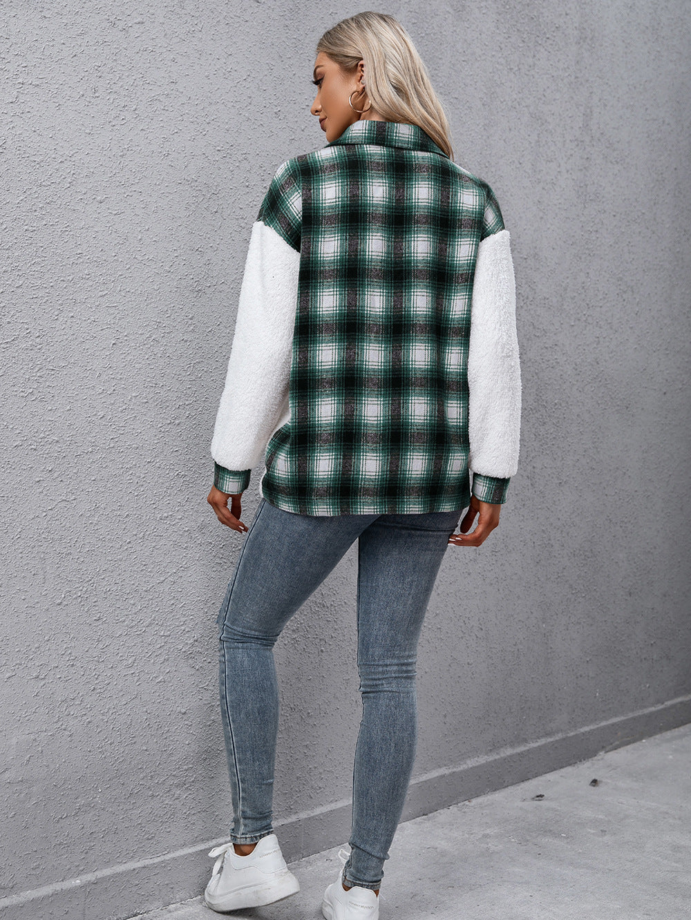 Plaid Teddy Fleece Shacket