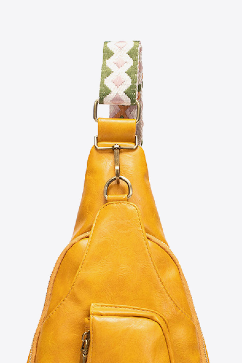 Faux Leather Crossbody Sling Bag – Sleek, Lightweight & Versatile