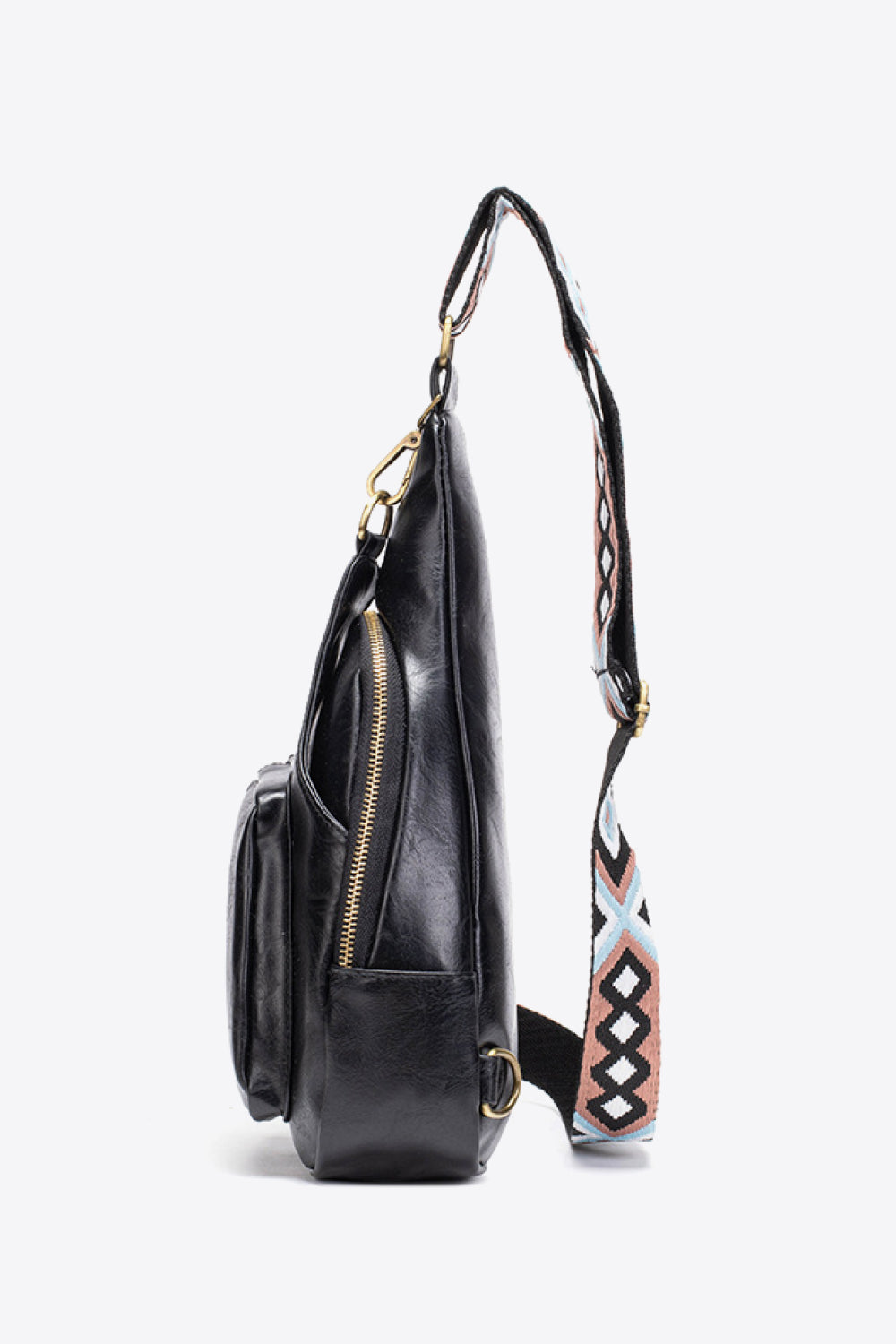 Faux Leather Crossbody Sling Bag – Sleek, Lightweight & Versatile