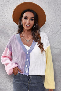 Ribbed Long Sleeve Cardigan