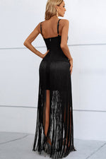 Load image into Gallery viewer, Cutout Fringe Dress
