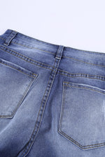 Load image into Gallery viewer, Leopard Patchwork Distressed Jeans Pants
