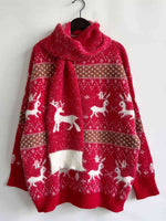 Load image into Gallery viewer, Christmas Element Sweater and Scarf Set
