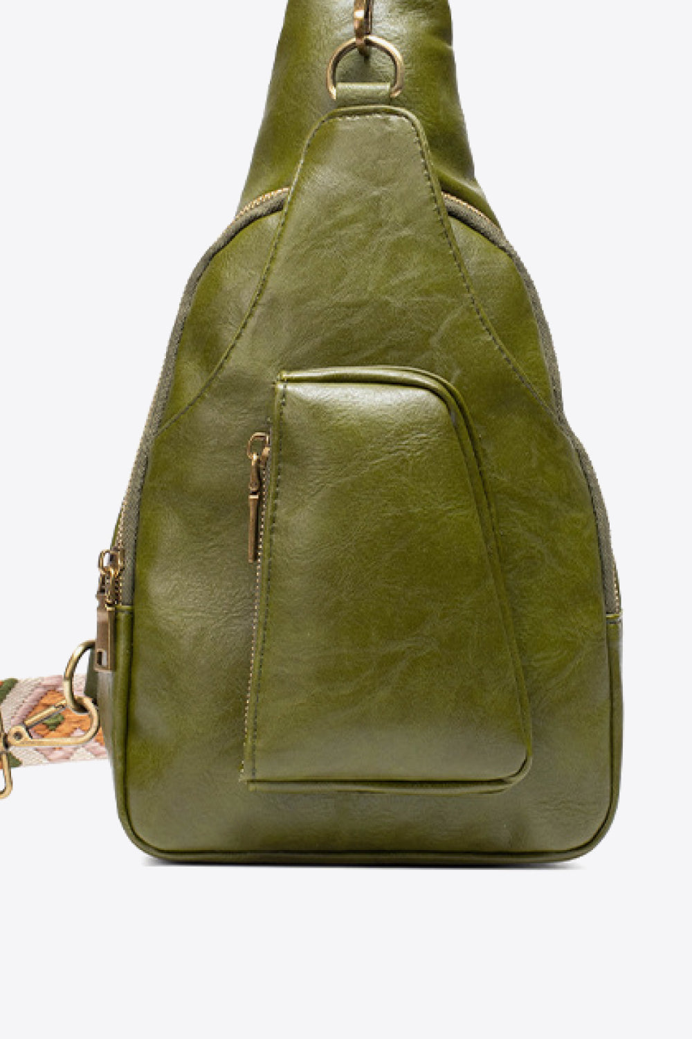 Faux Leather Crossbody Sling Bag – Sleek, Lightweight & Versatile