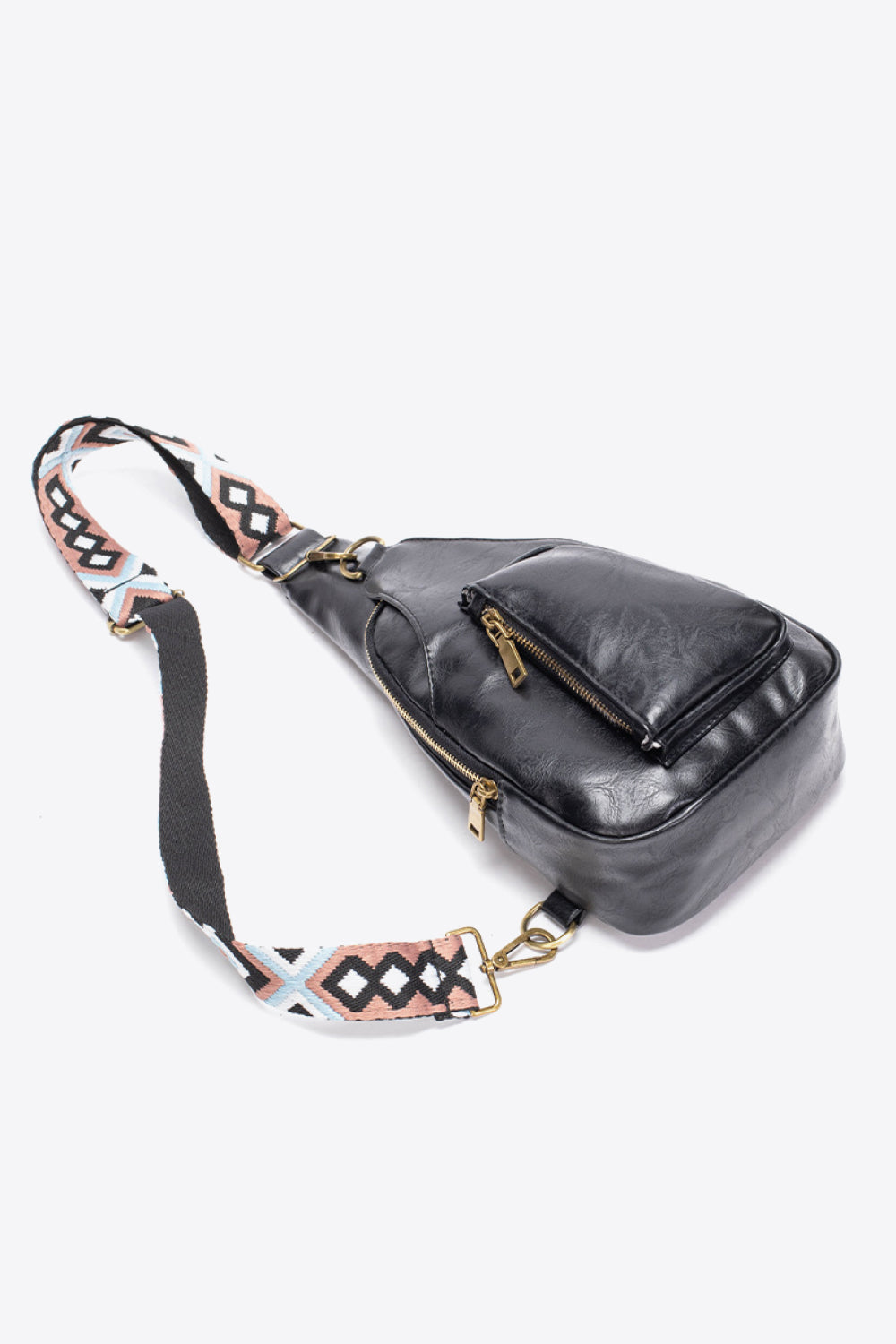 Faux Leather Crossbody Sling Bag – Sleek, Lightweight & Versatile