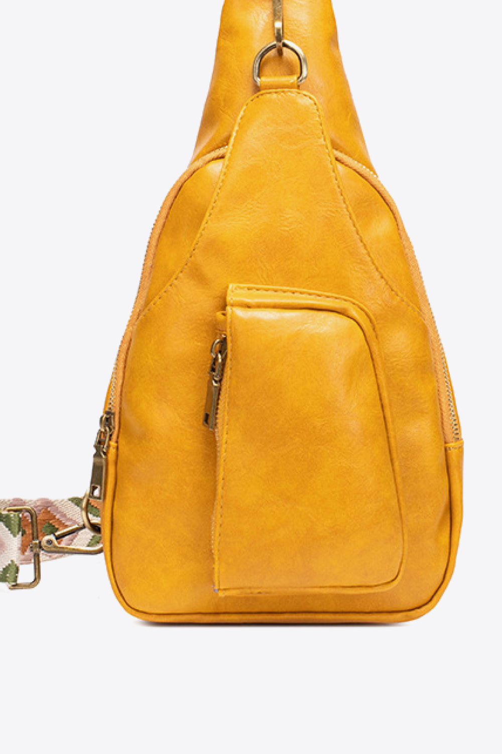Faux Leather Crossbody Sling Bag – Sleek, Lightweight & Versatile