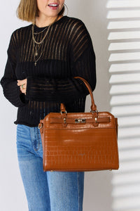 Texture Leather Handbag