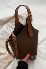 Load image into Gallery viewer, Fashion PU Leather Bucket Bag
