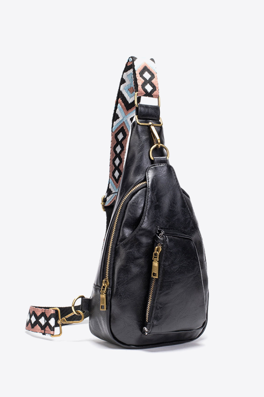 Faux Leather Crossbody Sling Bag – Sleek, Lightweight & Versatile