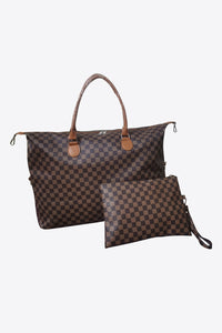 Checkered Bag Set