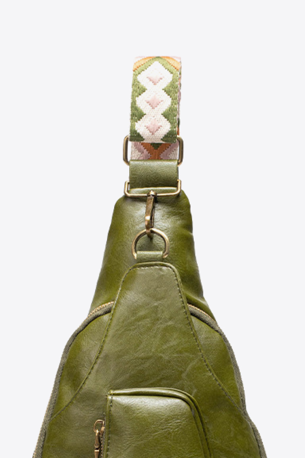 Faux Leather Crossbody Sling Bag – Sleek, Lightweight & Versatile