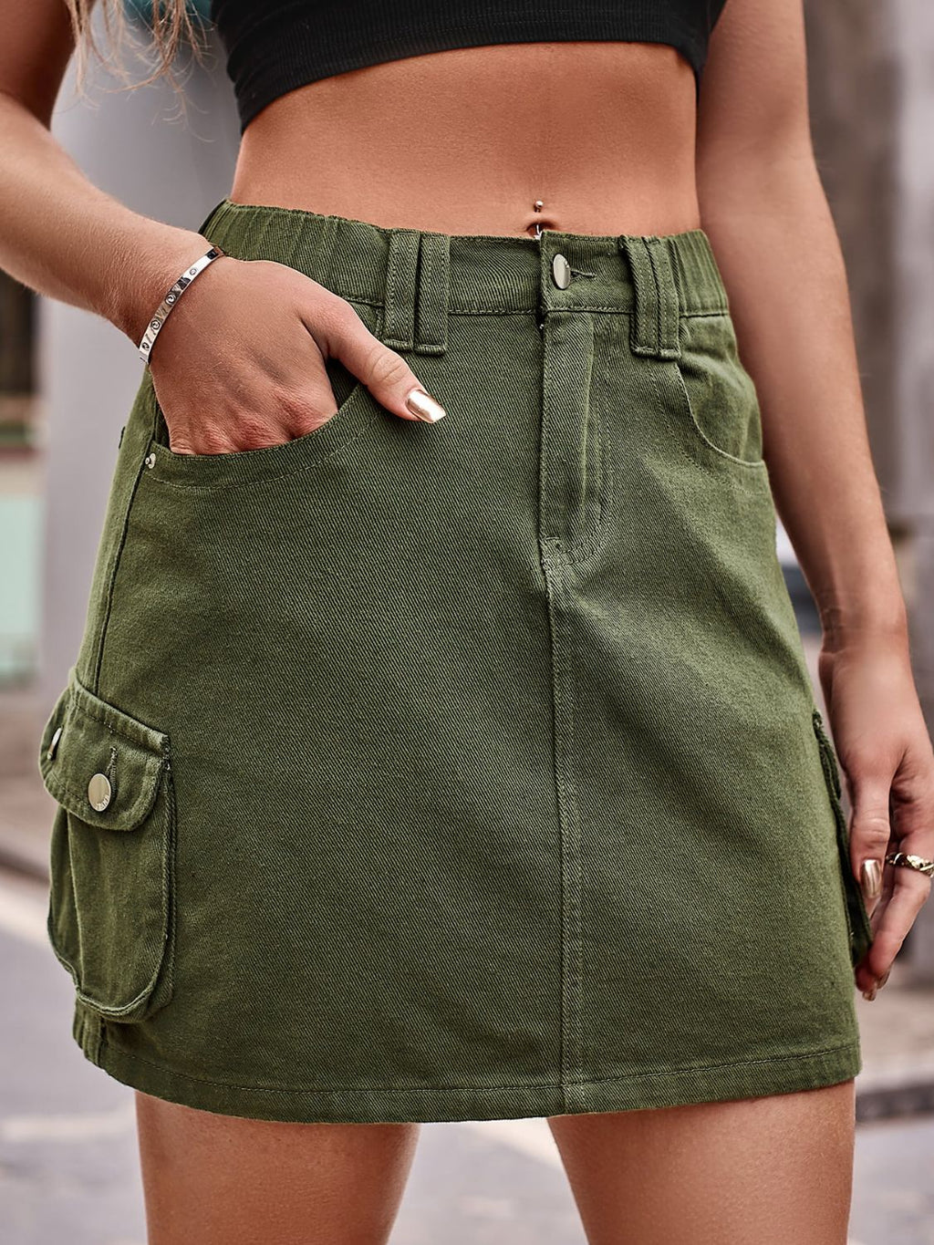 Mini Skirt with Pockets