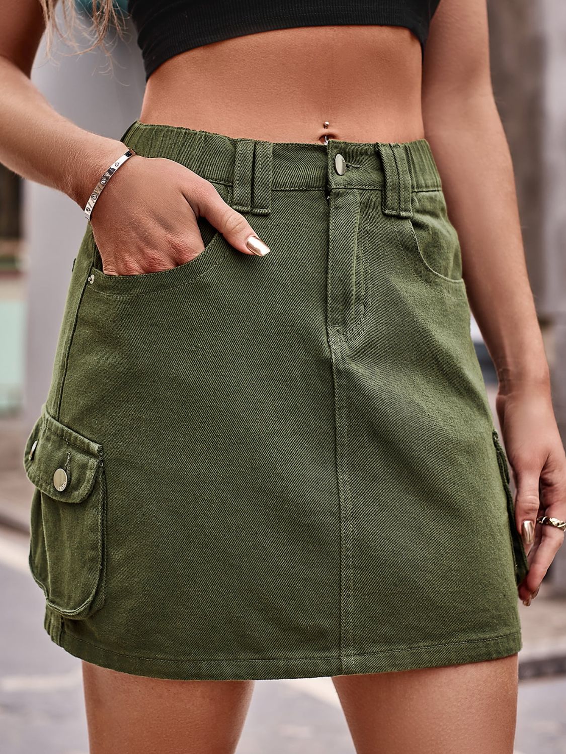 Mini Skirt with Pockets