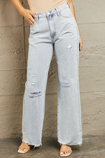 Load image into Gallery viewer, High Waist Flare Jeans Pants
