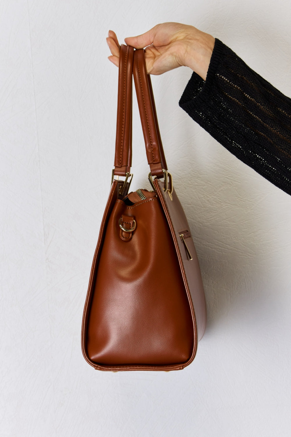 Texture Leather Handbag