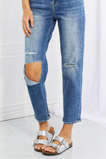 Load image into Gallery viewer, Full Size Emily High Rise Relaxed Jeans Pants
