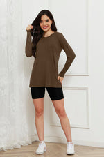 Load image into Gallery viewer, Round Neck Long Sleeve Top
