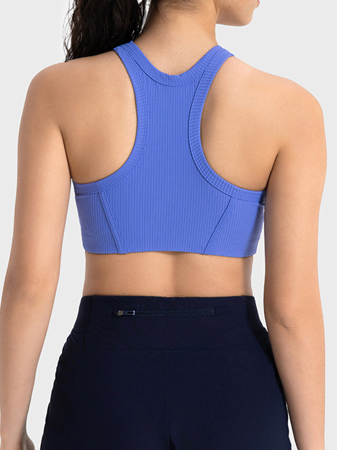 Ribbed Halter Crop Top