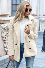 Load image into Gallery viewer, Full Size Lapel Collar Sherpa Coat
