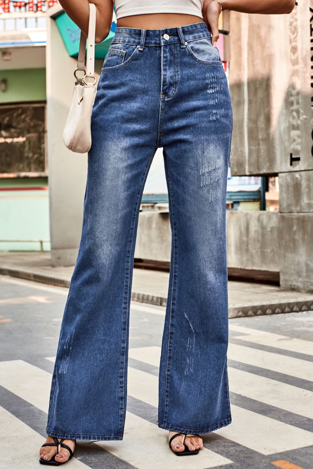 High Waist Wide Leg Cargo Pants