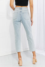 Load image into Gallery viewer, Distressed Cropped Jeans Pants
