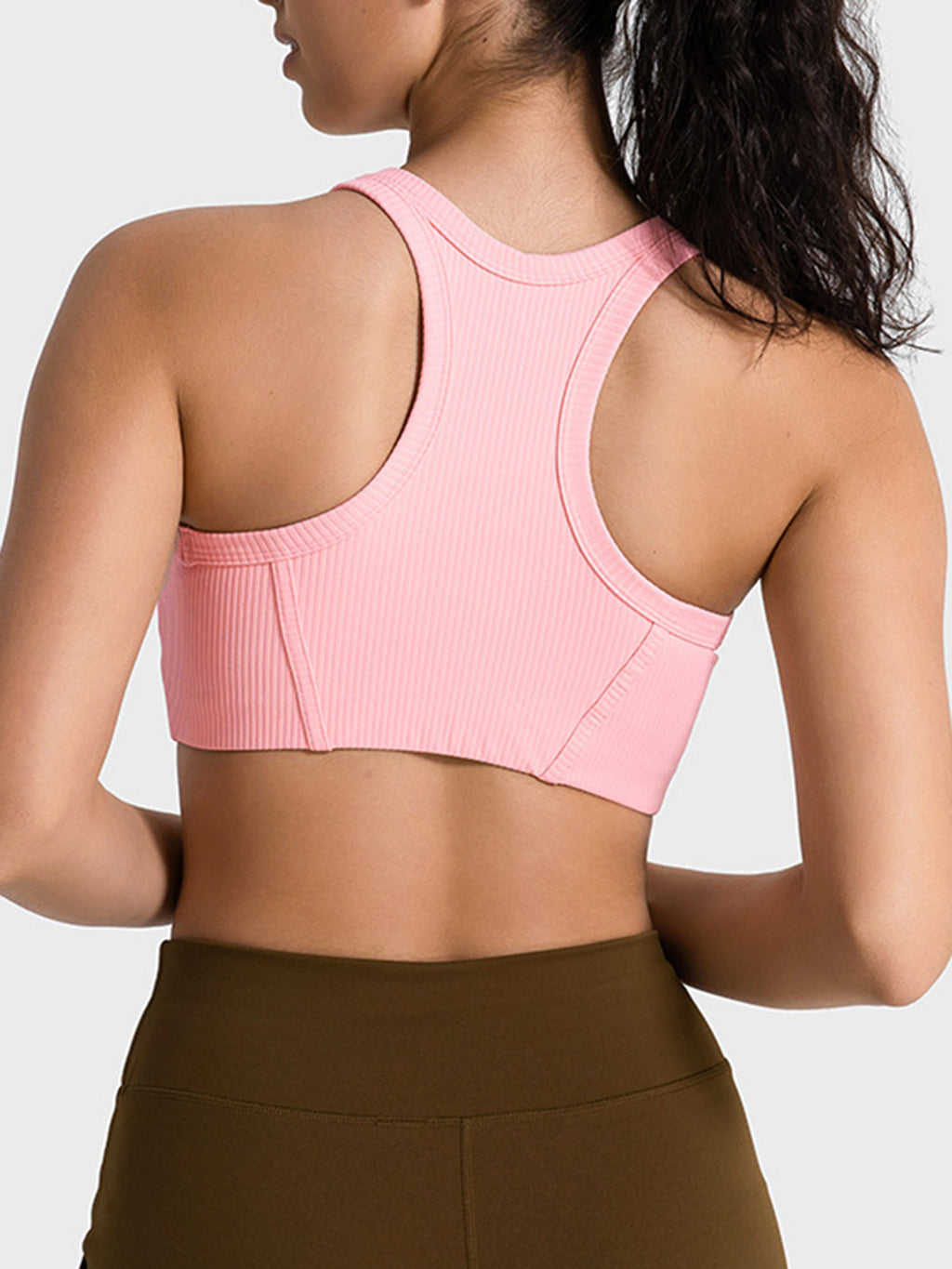 Ribbed Halter Crop Top