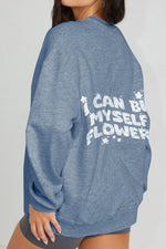 Load image into Gallery viewer, I CAN BUY MYSELF FLOWERS Graphic Sweatshirt
