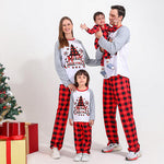 Load image into Gallery viewer, Men MERRY CHRISTMAS Graphic Top and Plaid Pants Set
