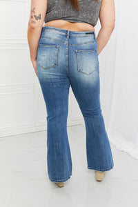 Full Size Iris High Waisted Flare Jeans Pants