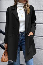 Load image into Gallery viewer, Lapel Collar Long Sleeve Blazer
