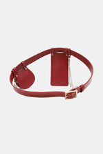 Load image into Gallery viewer, Croc-Effect Faux Leather Belt Bag
