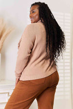 Load image into Gallery viewer, Turtleneck Fringe Front Long Sleeve Sweater
