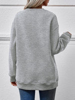 Load image into Gallery viewer, LET IT SNOW Round Neck Long Sleeve Sweatshirt
