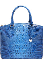 Load image into Gallery viewer, Croc-Effect Structured PU Leather Handbag
